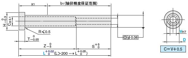 直推管-skd61 氮化/同轴度◎0.