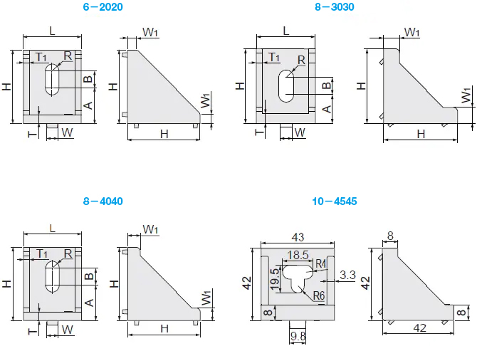 European standard die-casting bracket