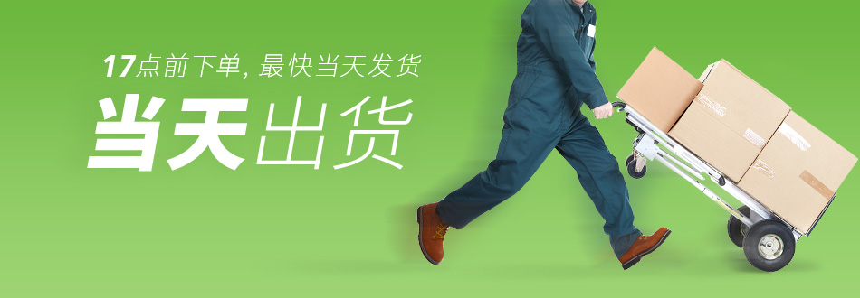 17点前下单，最快当天发货