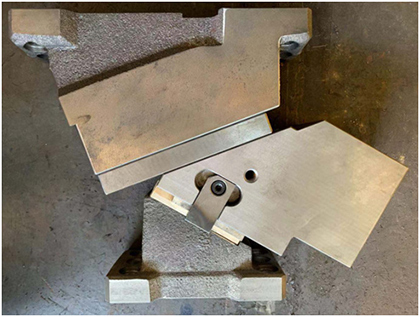 斜楔用v型导向块