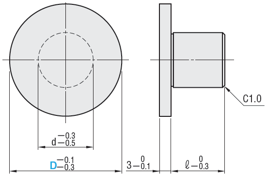 矩形螺旋弹簧用垫圈-尺寸图