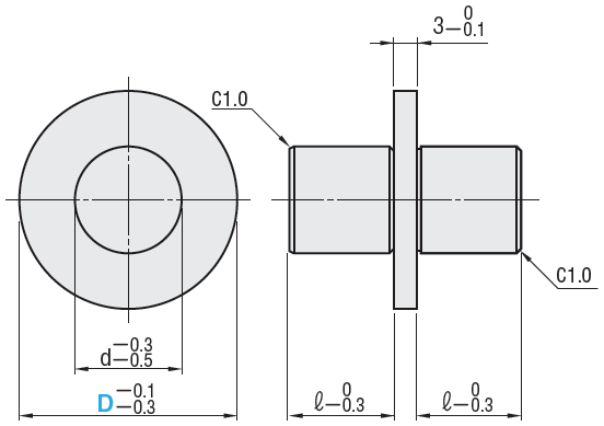 矩形螺旋弹簧用垫圈-尺寸图