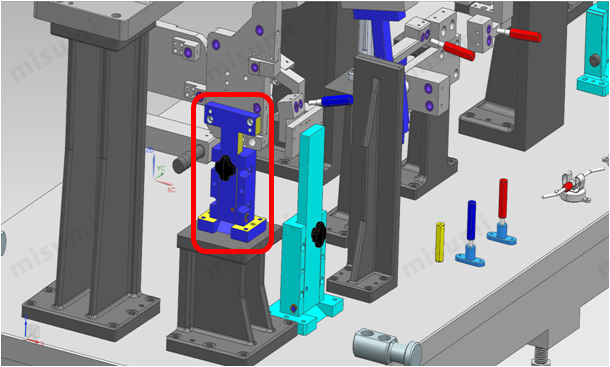 钢制立式翻转机构t型摆臂