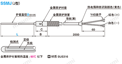 热电偶标准k型j型