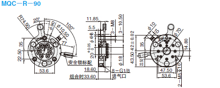 机械手侧示意图2