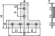 规格概述-T型固定板