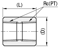 高压用拧入型接头  同径型　套管型:相关图像