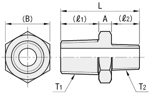 高压用拧入型接头  异径   螺纹接头:相关图像