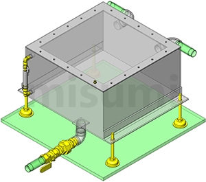 低压用拧入型接头 同径型　管接头-使用案例2