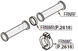 真空配管零件　柔性管　NW型-使用案例3