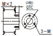 米思米同步带轮侧面螺纹孔QTC追加工 可追加3个螺纹孔