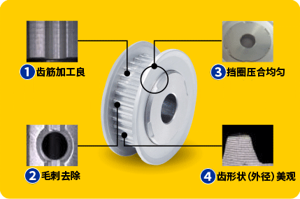 米思米同步带轮 S5M型同步带轮特点 timing pulley