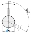 米思米同步带轮轴孔P圆孔和螺纹孔规格