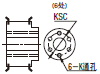 米思米同步带轮侧面通孔KSC追加工 可追加6个通孔