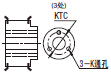 米思米同步带轮侧面通孔KTC追加工可追加3个通孔