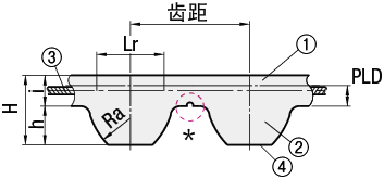 皮带 尺寸图 精度