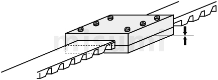 同步齿形带连接用齿板的使用方法说明