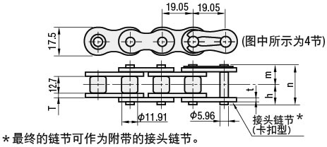 链条尺寸