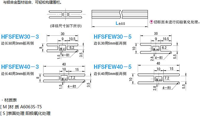 HFSFEW系列尺寸图