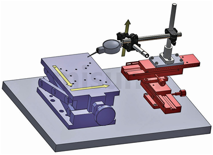 中精度xy轴手动滑台燕尾槽齿条齿轮型标准型
