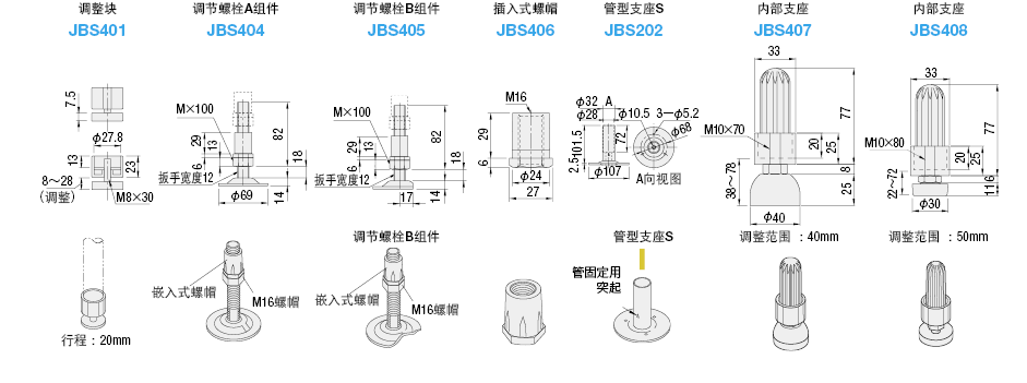 调整螺栓