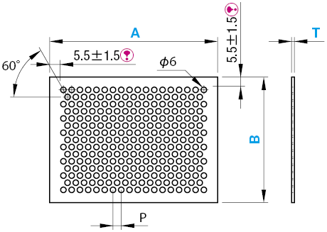 带框冲孔金属网板  固定尺寸型:相关图像