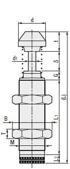 经济型 油压缓冲器 重型-尺寸图1