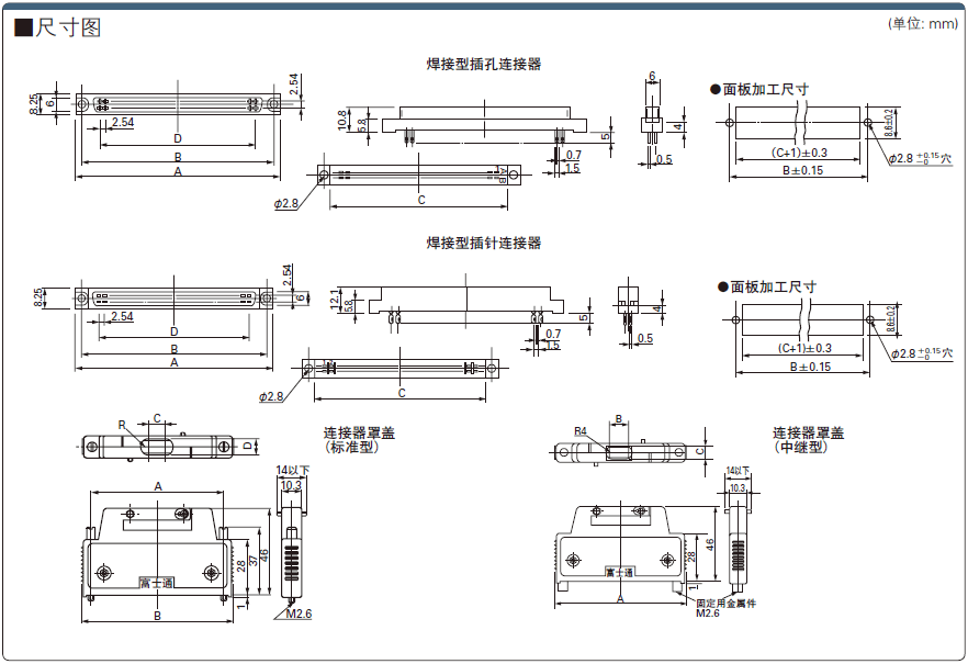 FCN系列连接器组件套装(连接器+外壳)_价格_多少钱_图片-米思米官网