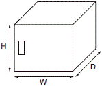 BOX 电控箱 电柜箱 电柜 箱体形状示意图