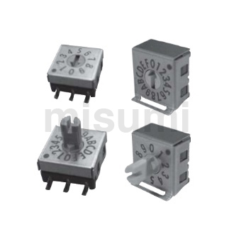 SMRSMRR系列 可水洗型 极超小型指拨旋转开关（方型7.5）