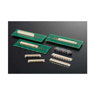 0.5 mm间距、高度4至5 mm、电路板对电路板连接器 FX10系列