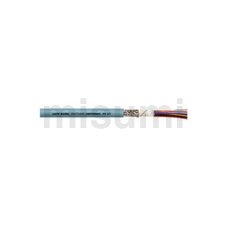 电缆 UNITRONIC® FD CY 屏蔽型高柔性数据传输电缆，PVC外护套，适用于动力拖链