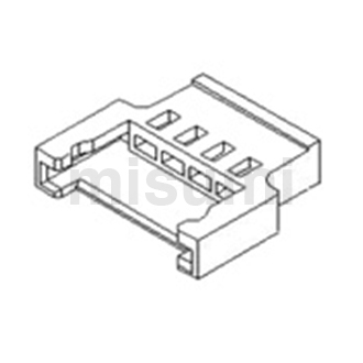 2.00 mm间距　电线与电线间用连接器外壳（51006）