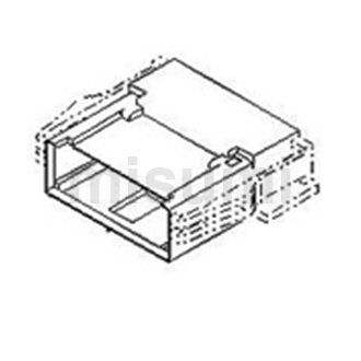 2.5 mm间距电线与电线间用连接器外壳（51112）