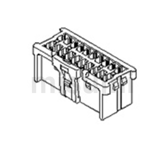 连接器塑壳 MicroClasp® 2.0 mm间距电路板用外壳（51353）