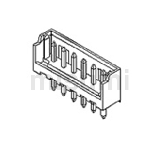 Micro-LatchTM2.00 mm间距电路板用针座直通型（53253）