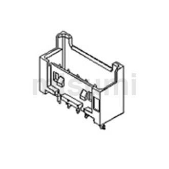 Mini-LockTM 2.50 mm间距 电线与电路板间用针座（53375）