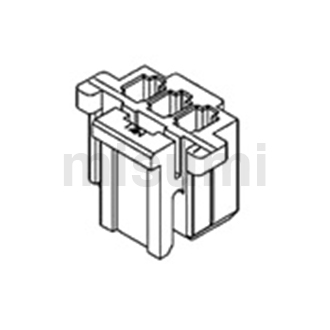 连接器塑壳 Sherlock™ 2.00 mm间距电路板用外壳（35507）
