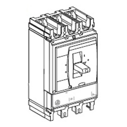 固定式完整断路器带电子脱扣单元Micrologic 2.3-M (LS0I电动机保护)
