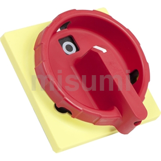 主隔离/急停开关的操作手柄及前面板