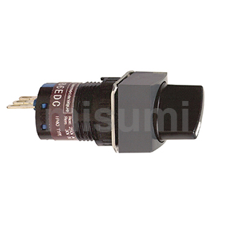 圆形 黑色钥匙选择开关 