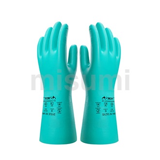 星宇植绒丁腈防化耐油手套