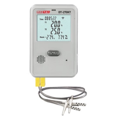 温湿度记录仪 华盛昌DT-270KT无线高精度温湿度记录仪