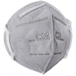 折叠式活性炭颗粒物防护口罩(头挂式）