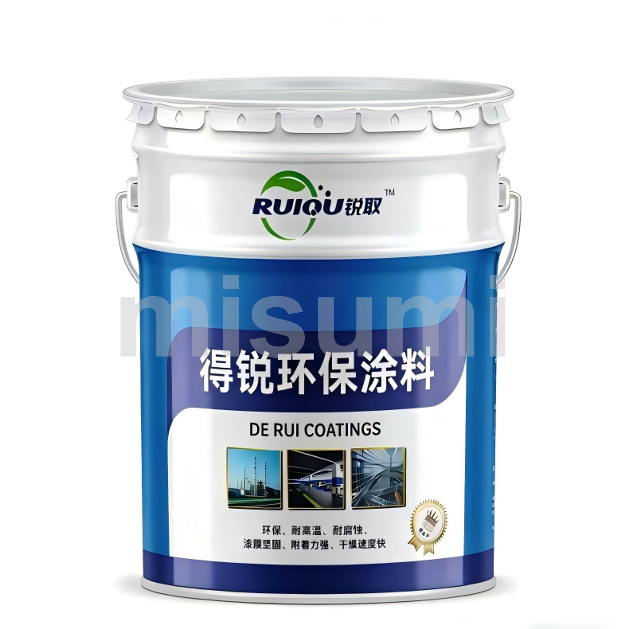 得锐 醇酸调和漆 金属漆 国标色号 5KG/桶 20KG/桶 流平性好 附着力强
