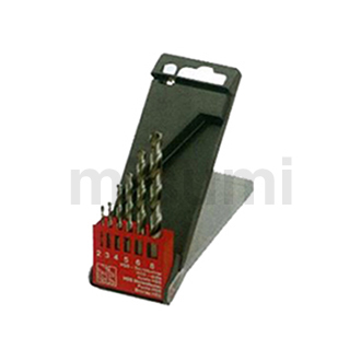 6件套直柄高速钢含Co麻花钻