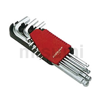 9件套公制加长球头内六角 E1595