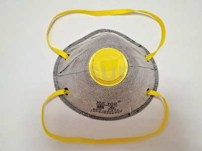 杯型活性炭装阀口罩