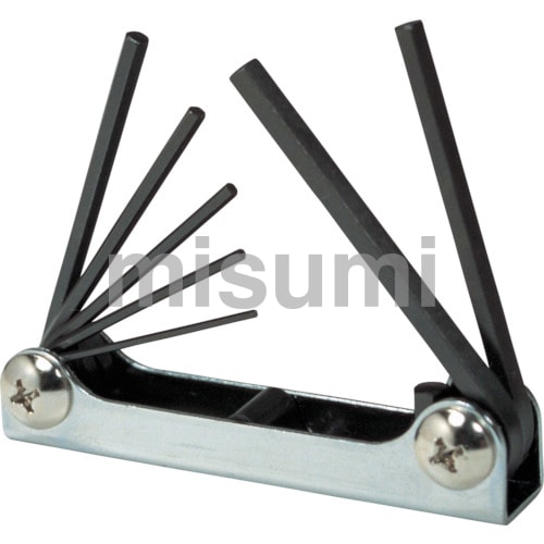 折叠式内六角扳手（公制）金属壳套装