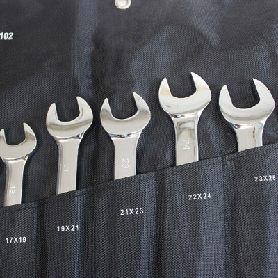 钢盾 13件套公制精抛光双开口扳手